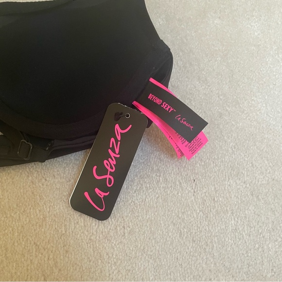 La Senza Black push up front closure Bra 32B - Picture 3 of 3